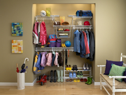 Creating an orderly coat cupboard